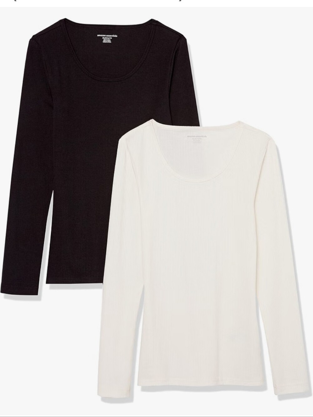 Slim-Fit Rib Scoop Neck Rib Sweater